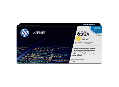 HP CE272A (650A) Yellow Toner