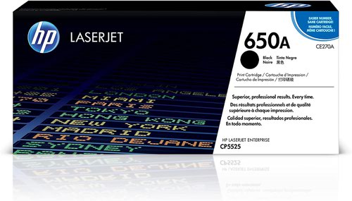 OEM HP CE270A (650A) Toner Black 13.5K Pages