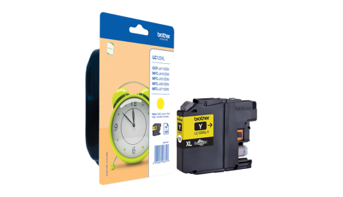OEM Brother LC125XLY Ink Cartridge Yellow 1.2K Pages 10ml