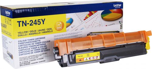 OEM Brother TN245Y Yellow 2200 Pages Original Toner