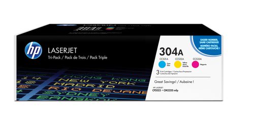 OEM HP CF372AM (304A) Toner Multipack CMY 2.8K
