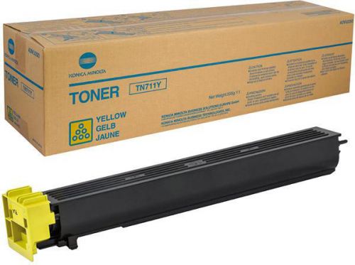 Konica Minolta A3VU250 TN711Y Yellow Toner