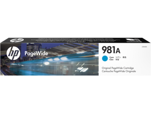 OEM HP 981A 6000 Pages Cyan Ink Cartridge J3M68A