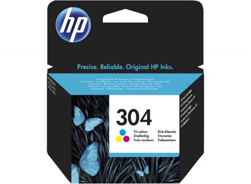 OEM HP 304 Tri-Colour Original Ink Cartridge N9K05AE