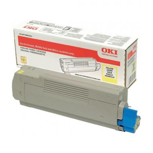 OEM OKI C612 46507505 Yellow 6000 Pages Original Toner