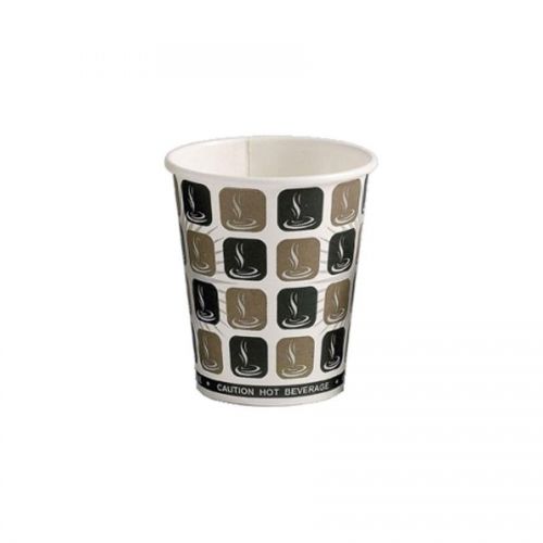 8oz  Cafe Mocha Hot Drink Cup PK50