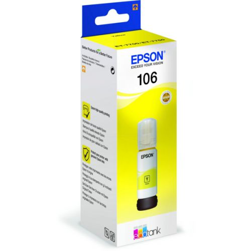 OEM Epson C13T00R440 (106) Ink Bottle Yellow 5K Pages 70ml