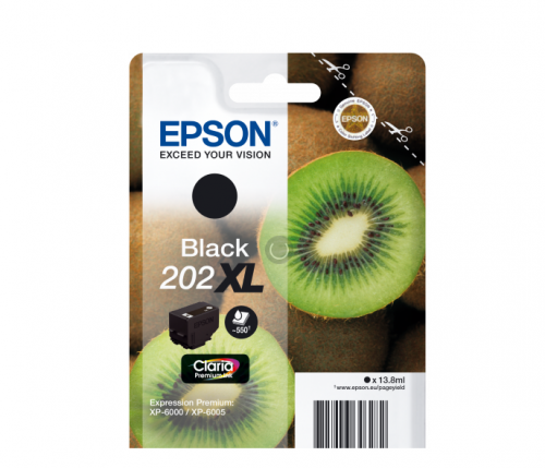 OEM Epson 202XL Black High Capacity Ink Cartridge T02G1