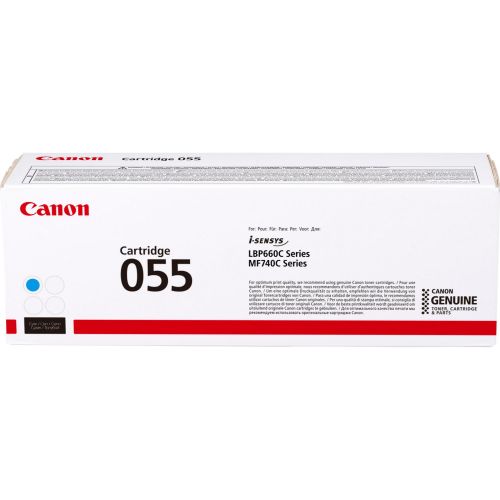 OEM Canon 055C Cyan 2100 Pages Original Toner 3015C002
