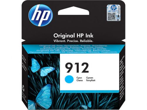 OEM HP 912 Cyan Ink Cartridge 3YL77AE