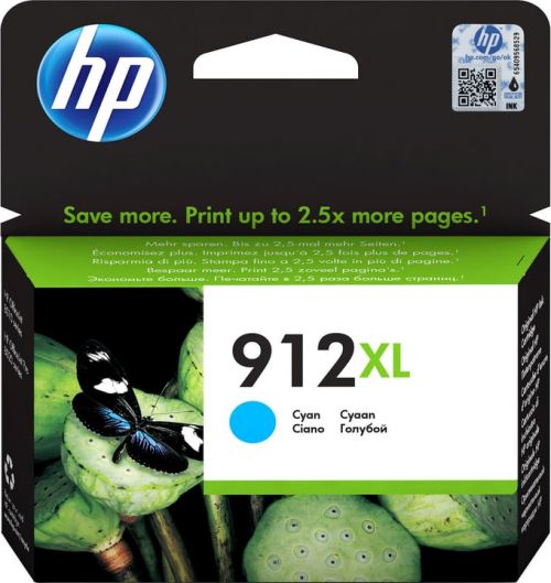 OEM HP 912XL High Capacity Cyan Ink Cartridge 3YL81AE