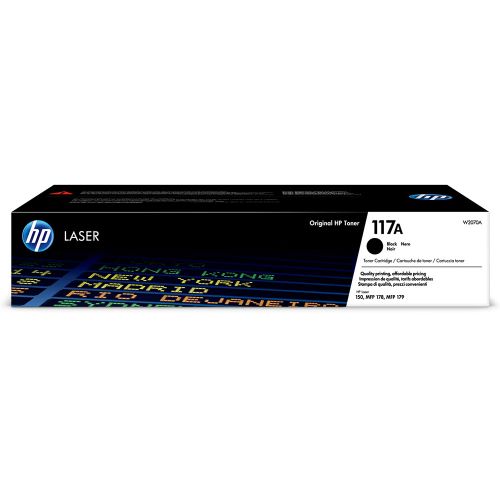 OEM HP 117A Black Toner Cartridge W2070A