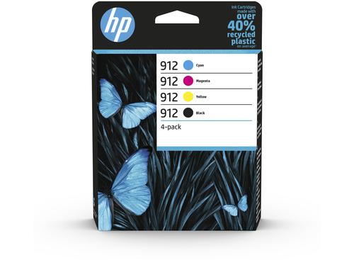 OEM HP 912 4 Colour CMYK Original Ink Cartridge Multipack