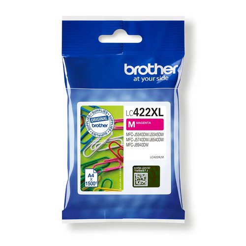 OEM Brother LC422XLM High Capacity Magenta Ink Cartridge
