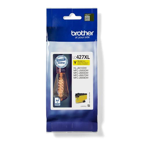 OEM Brother LC427XLY High Capacity Yellow Ink Cartridge