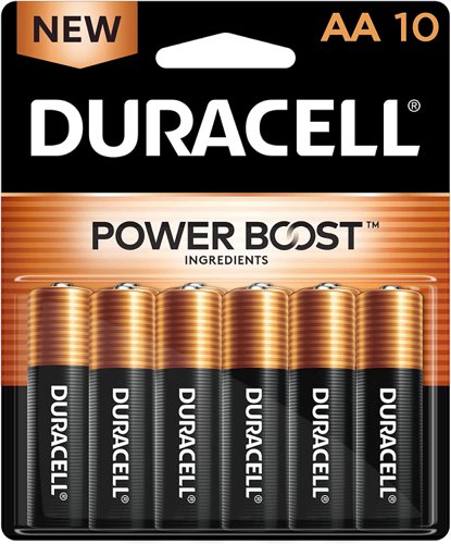 Duracell Plus AA Battery Pack of 10 AADURB10+
