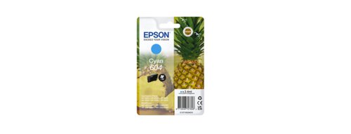 OEM Epson 604 (T10G24010) Cyan Original Standard Caoacity Ink Cartridge (Pineapple)