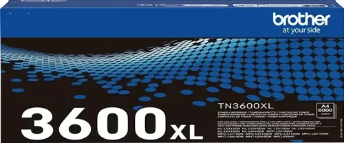 OEM Brother TN3600XL High Capacity Black Toner Cartridge