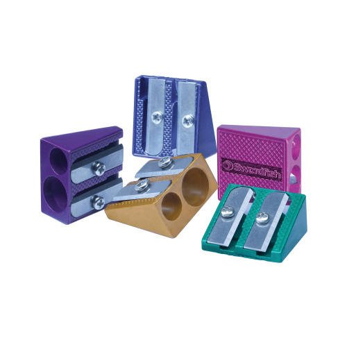 Metal Wedge Double Sharpener Box - Asstd- 1 Box of 20