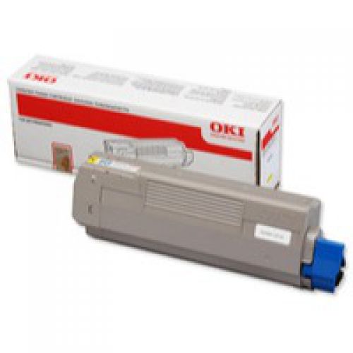 OEM OKI C610 44315305 Yellow 6000 Pages Original Toner