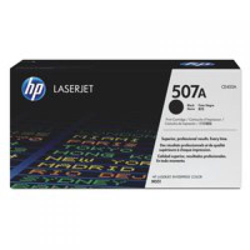 OEM HP CE400A Black 5500 Pages Original Toner 507A