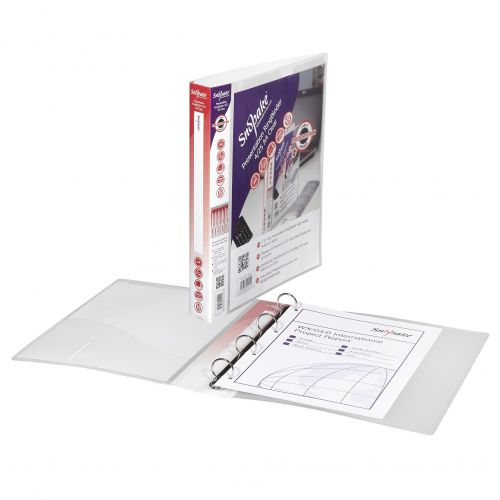 Presentation RingBinder 4/25  'O' Ring  A4 Clear- 10 Binders