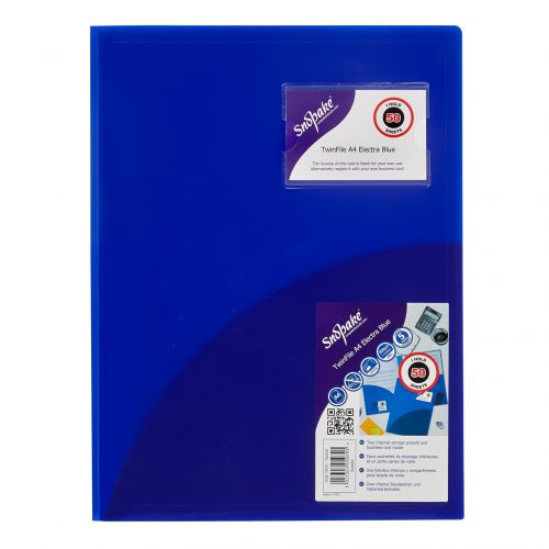 TwinFile A4 Electra Blue- 5 Files