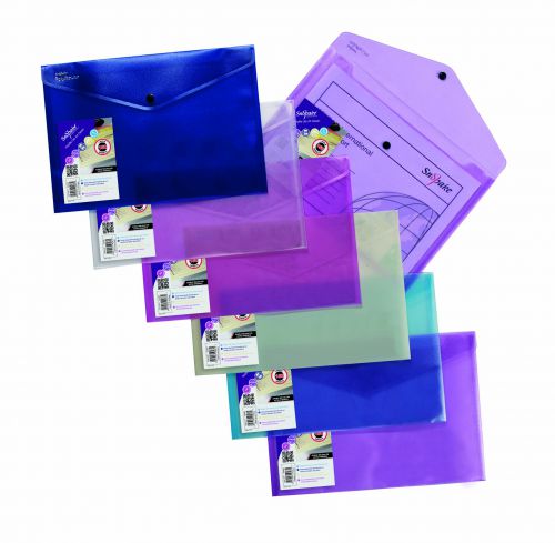 Lite Polyfile A4 Assorted- 5 Files