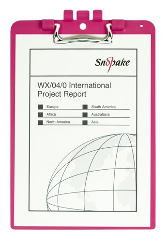 Clipboard A4 Pink- 1 Board