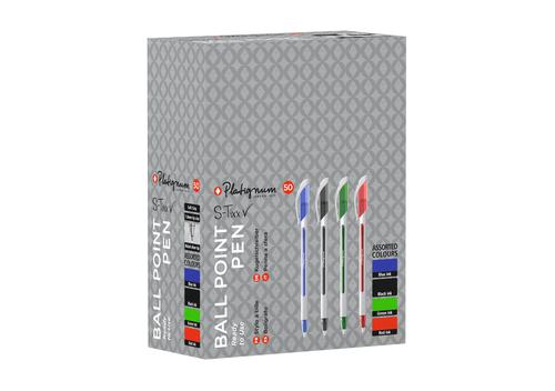 S-Tixx Multicoloured Ball Point Pen - 1 Box of 50 pens