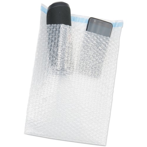 Polyethylene Antistatic Bubble Pouch Flat Bags Clear BB3 Pack of 300