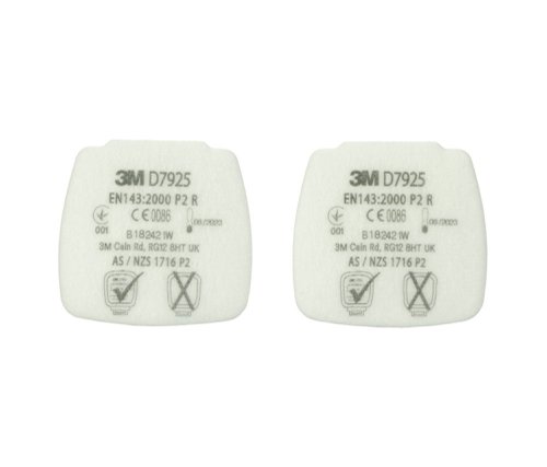 3M D7925 Secure Click P2 R Particulate Filter - Pack of 40
