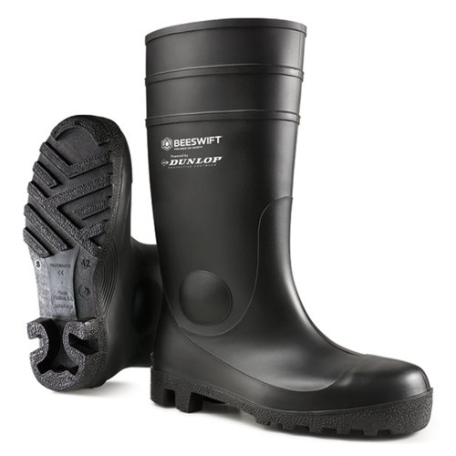 Dunlop Aston Safety Black Wellington 6.5