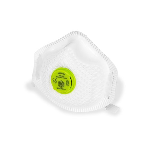 Beeswift P2 Vented Mesh Cup Mask White (Box of 10)