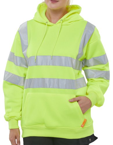 Beeswift Pull On Hoody Sweatshirt Saturn Yellow L