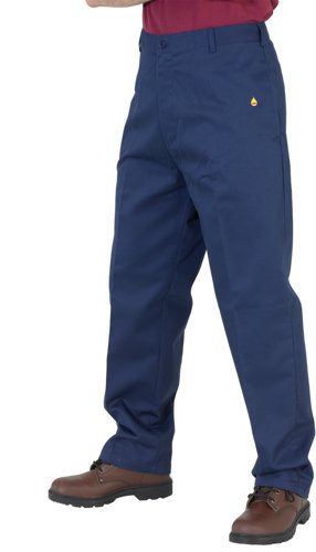 Beeswift Fire Retardant Trousers Navy Blue 42