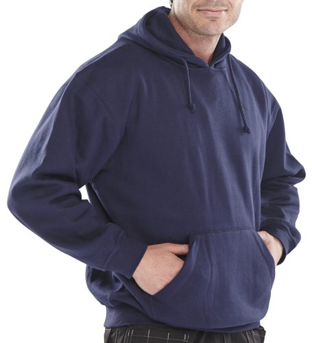 Beeswift Hooded Sweatshirt Navy Blue XL