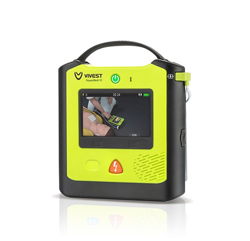 Vivest Power Beat Semi Auto Aed X3 Black H23.2Xw20.9Xd5.9