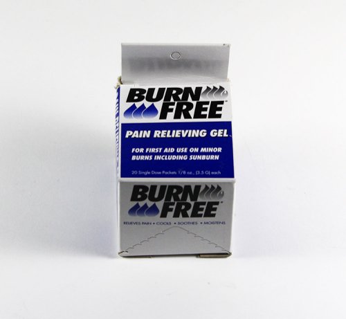 BurnFree Burn Free Burns Gel Sachets 20 Per Box
