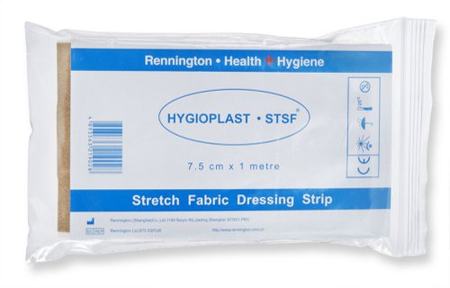 Hygio Dressing Strip Fabric 7.5cm X 1M Pack Of 10 (Box of 10)