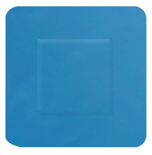 Hygio Detectable Square Plasters 100 Blue (Box of 100)