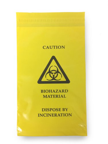 Click Medical Self Seal Waste Bag 205 X 305mm (Box of 100)