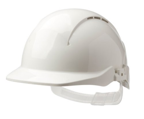 Centurion Concept Core Full Peak Slip Ratchet Vented Helmet White