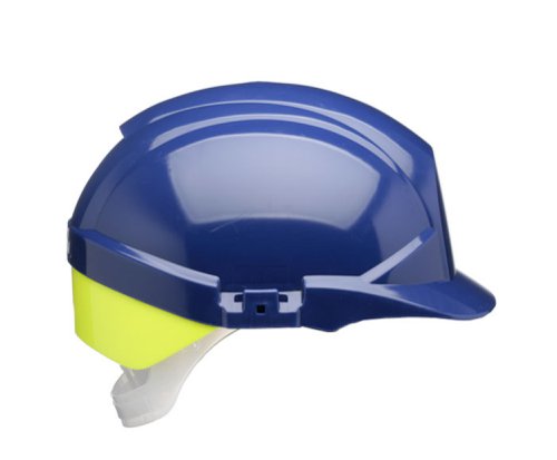Centurion Reflex Safety Helmet Blue C / W Yellow Rear Flash Blue