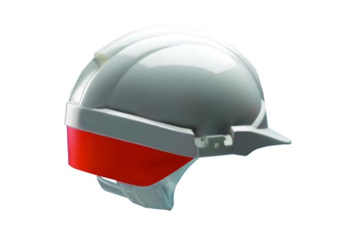 Centurion Reflex Safety Helmet White C / W Orange Rear Flash White