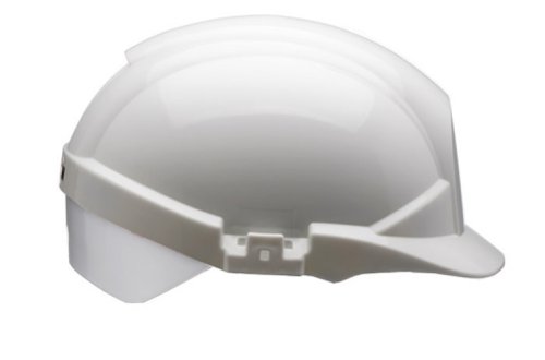 Centurion Reflex Safety Helmet White With Silver Rear Flash S12Wsa