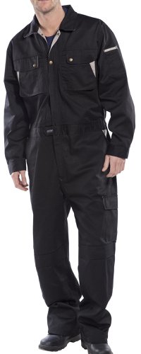 Beeswift Premium Boilersuit Black 48