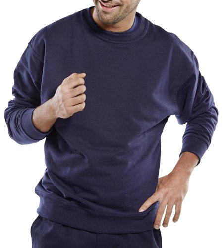 Beeswift Premium Sweat Shirt Navy Blue 3XL