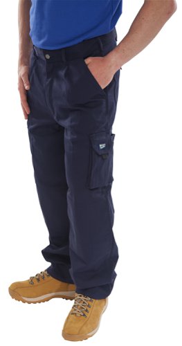 Beeswift Traders Newark Trousers Navy Blue 34
