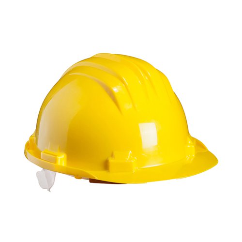 CLIMAX SLIP HARNESS SAFETY HELMET YELLOW Box105
